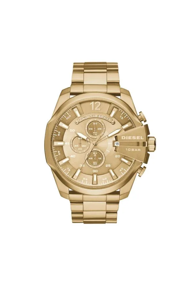 Diesel Dz4360 Mega Chief Gold Men Watches and Smartwatches