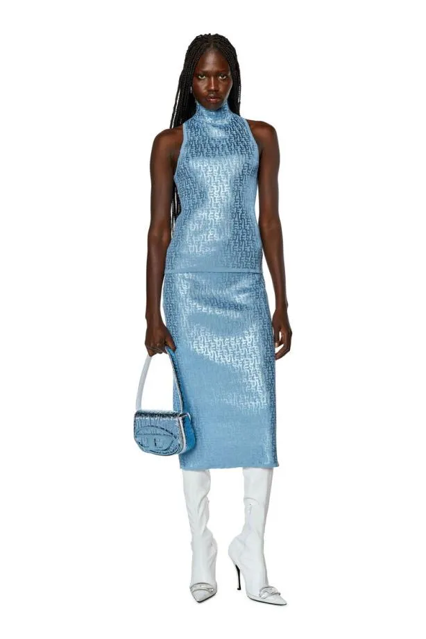 Diesel Ffmegeo Azure Women Knitwear