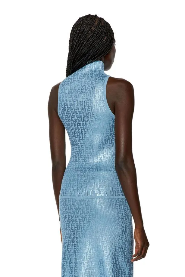 Diesel Ffmegeo Azure Women Knitwear