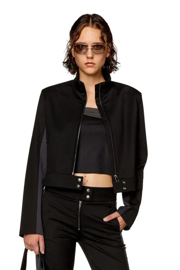 Diesel Ggauri Blackgrey Women Jackets