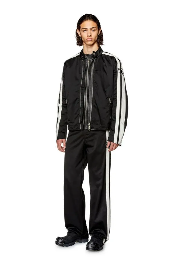 Diesel Jbeck Blackwhite Men Jackets