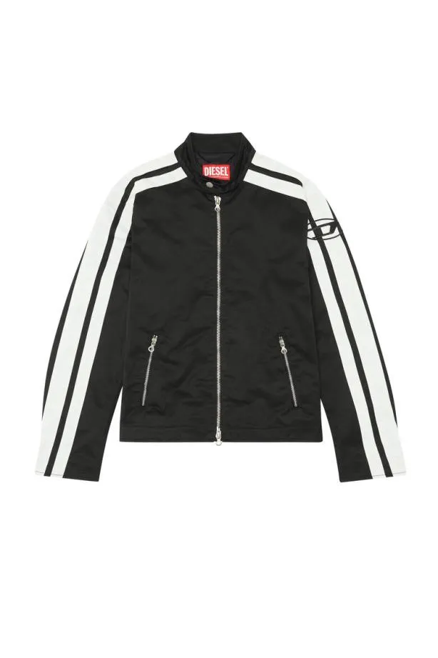 Diesel Jbeck Blackwhite Men Jackets