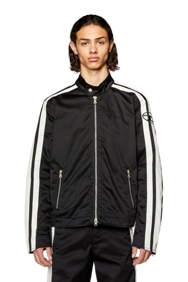 Diesel Jbeck Blackwhite Men Jackets