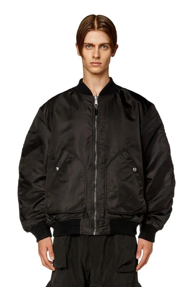 Diesel Jmattan Black Men Jackets