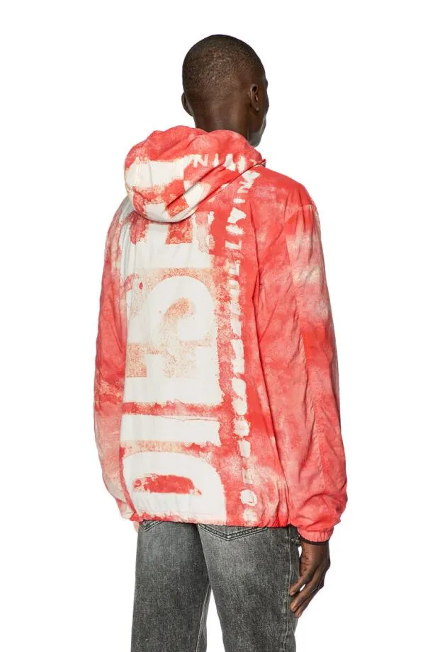 Diesel Jwarrettlogologo Redwhite Men Jackets