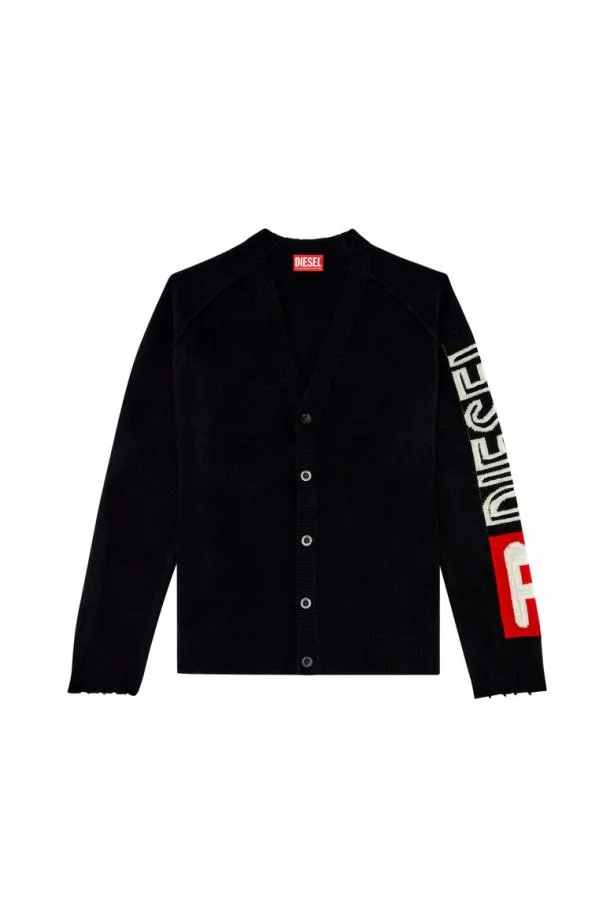 Diesel Ksarri Black Men Knitwear