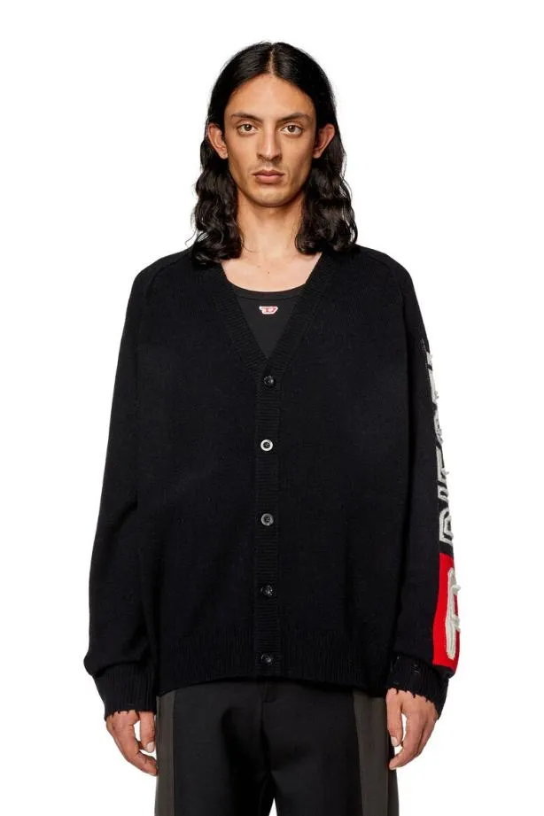 Diesel Ksarri Black Men Knitwear