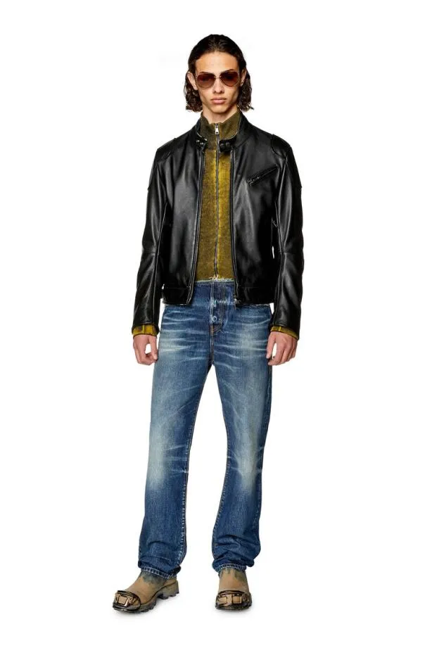 Diesel Lhein Black Men Jackets