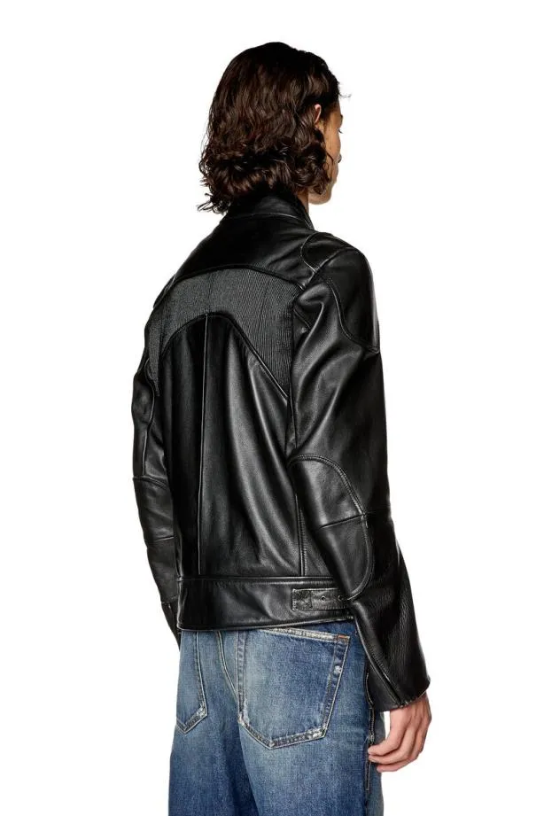 Diesel Lhein Black Men Jackets
