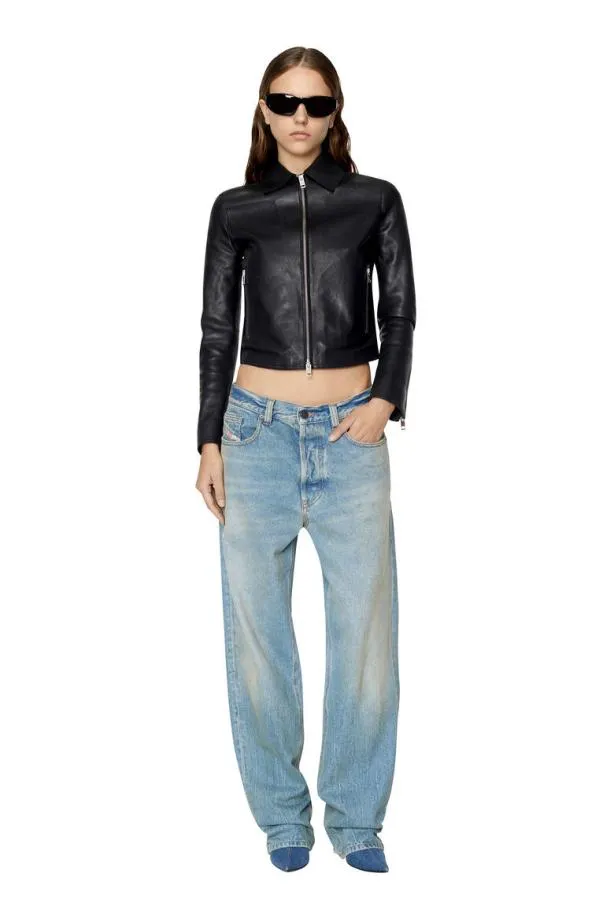 Diesel Lmelianw Black Women Jackets