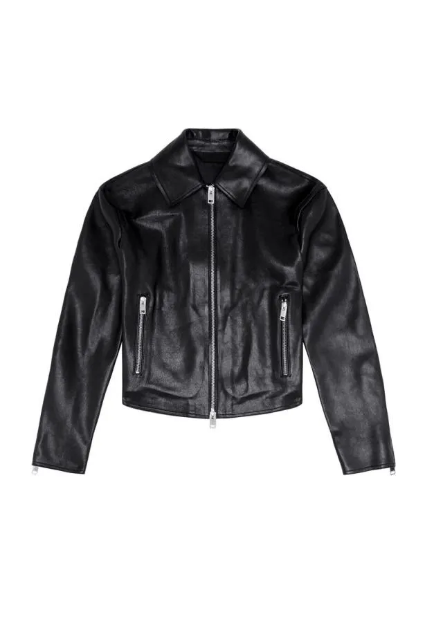 Diesel Lmelianw Black Women Jackets