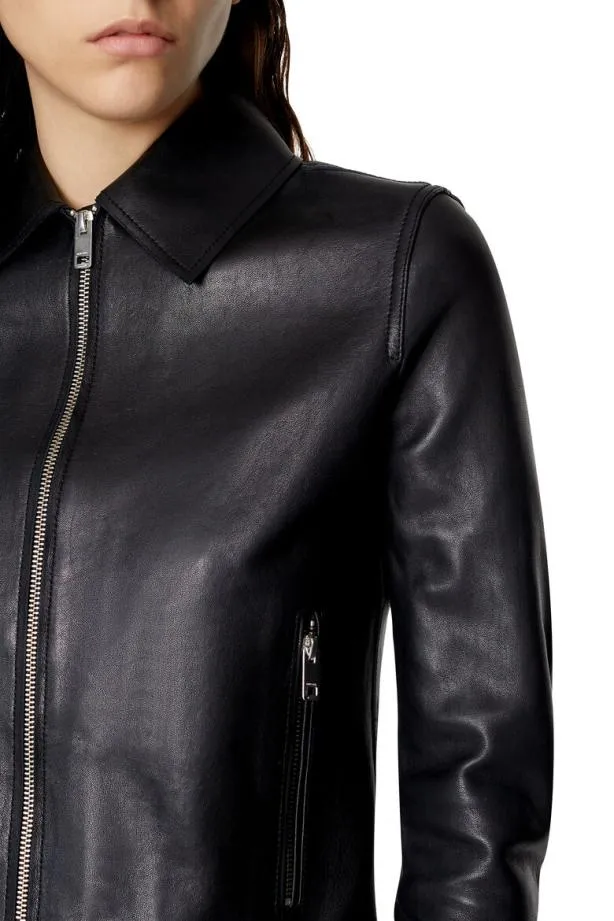 Diesel Lmelianw Black Women Jackets