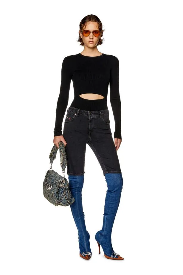 Diesel Mperis Black Women Knitwear