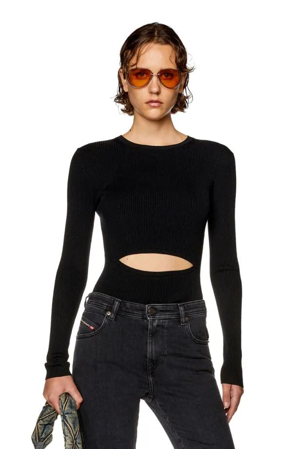 Diesel Mperis Black Women Knitwear