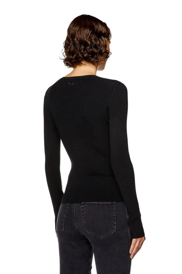 Diesel Mperis Black Women Knitwear