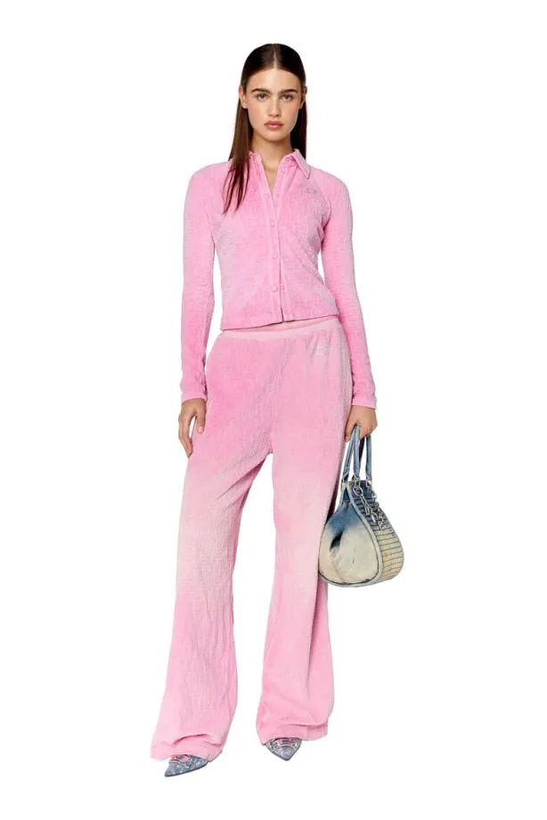 Diesel Pmuse Pink Women Pants and Shorts
