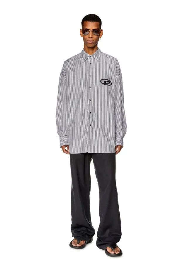 Diesel Sdouber Black Men Shirts