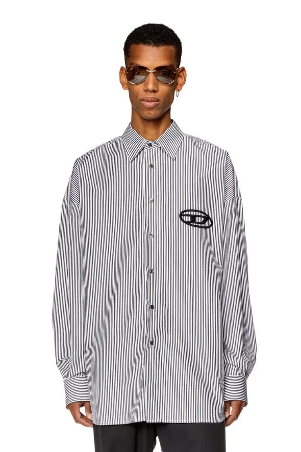 Diesel Sdouber Black Men Shirts