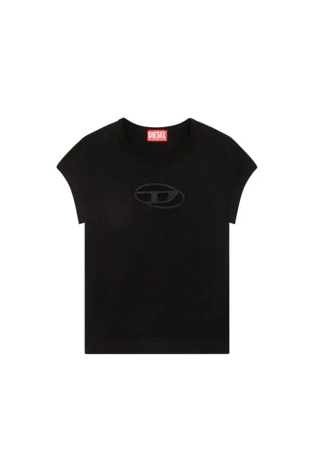 Diesel Tangie Black Women TShirts and Tops