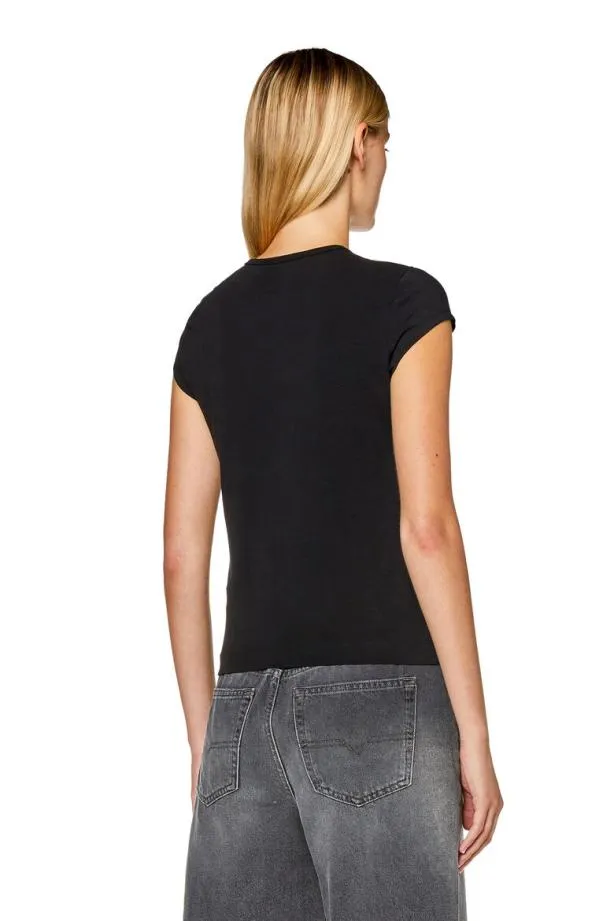 Diesel Tangie Black Women TShirts and Tops