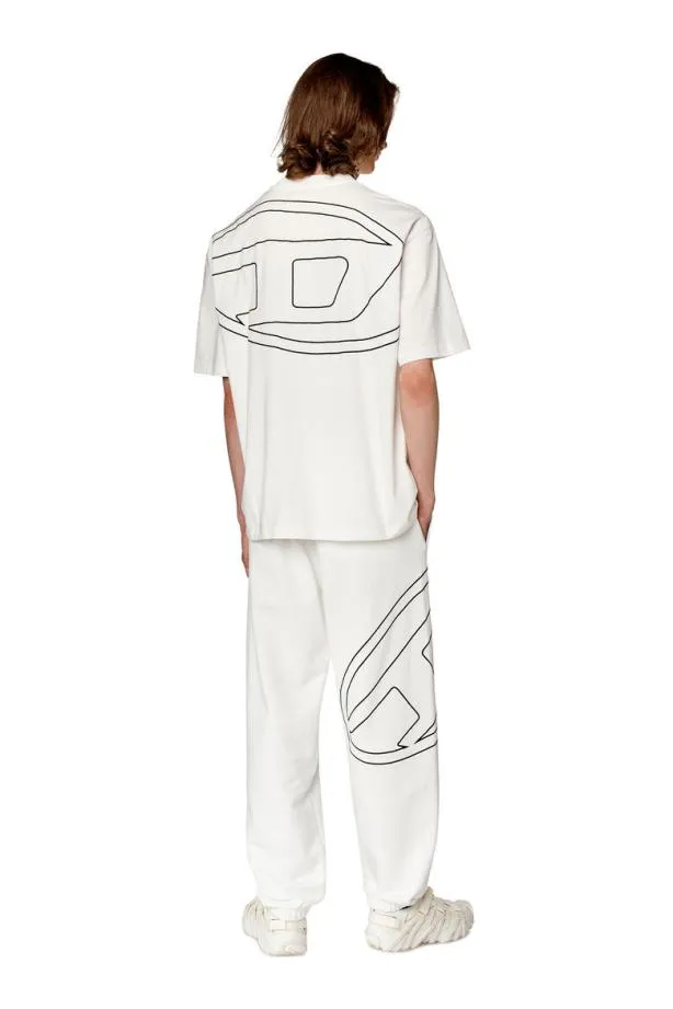 Diesel Tboggymegovald White Men TShirts and Polos