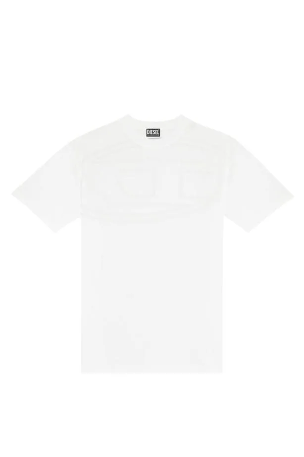 Diesel Tboggymegoval White Men TShirts and Polos