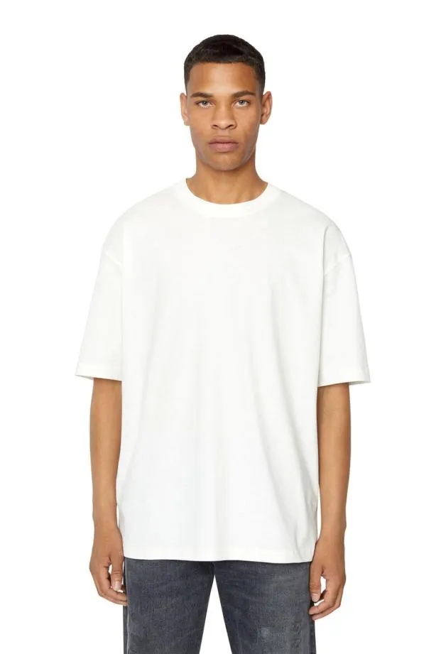 Diesel Tboggymegoval White Men TShirts and Polos