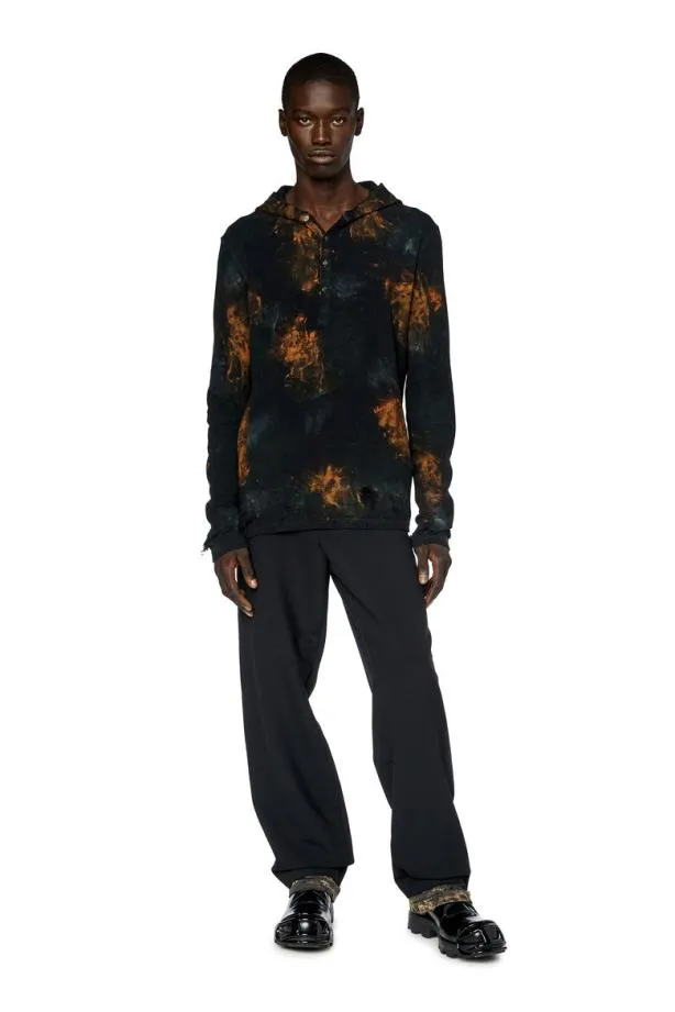 Diesel Tsermi Blackbrown Men TShirts and Polos