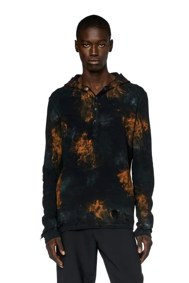 Diesel Tsermi Blackbrown Men TShirts and Polos