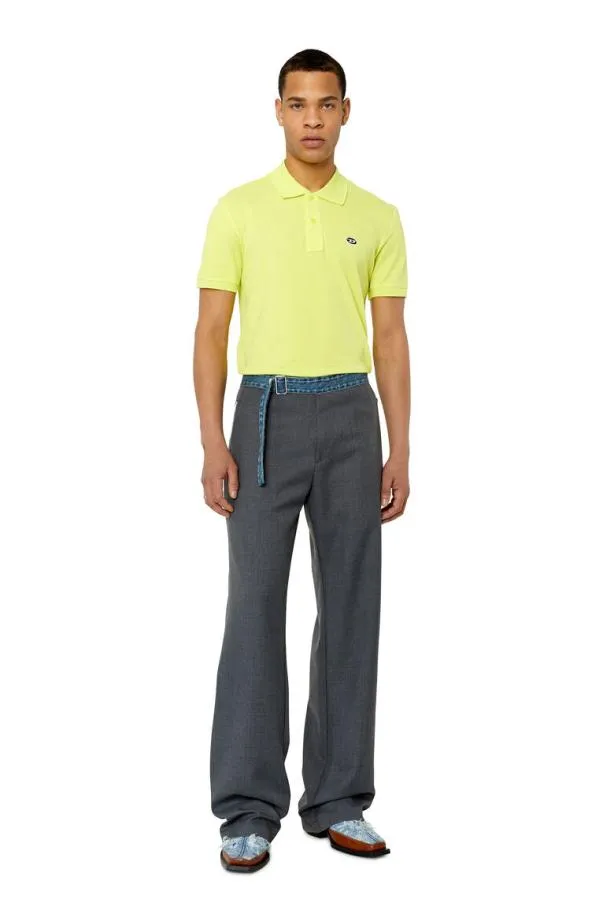 Diesel Tsmithdovalpj Yellow Men TShirts and Polos