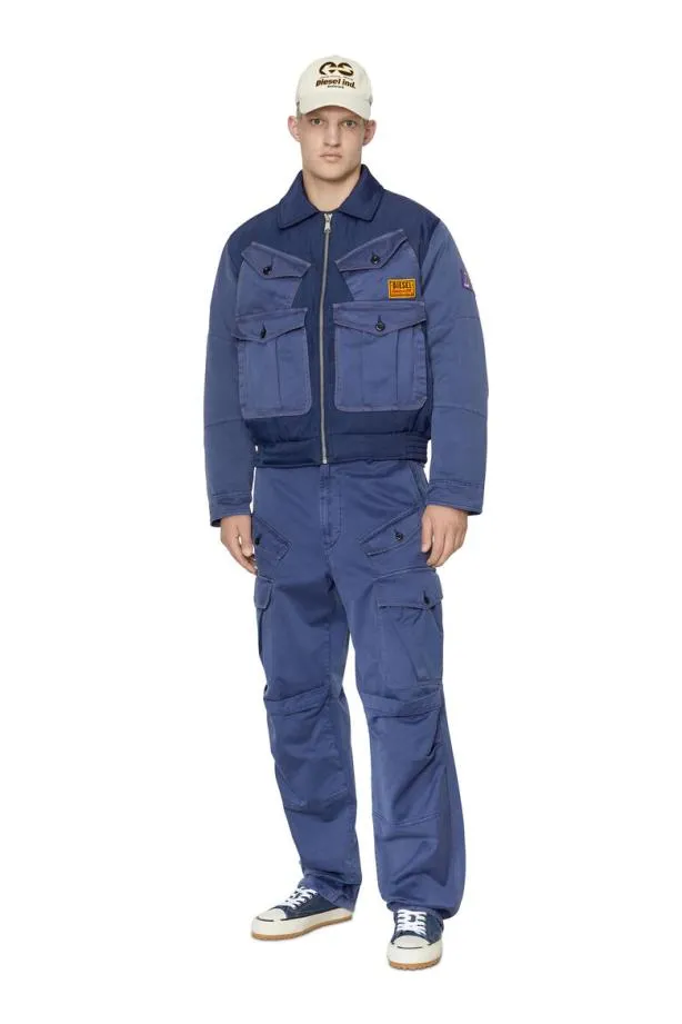 Diesel Wmanfred Blue Men Jackets