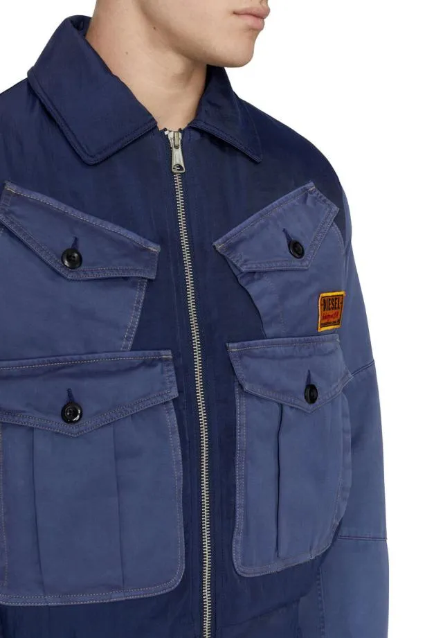 Diesel Wmanfred Blue Men Jackets