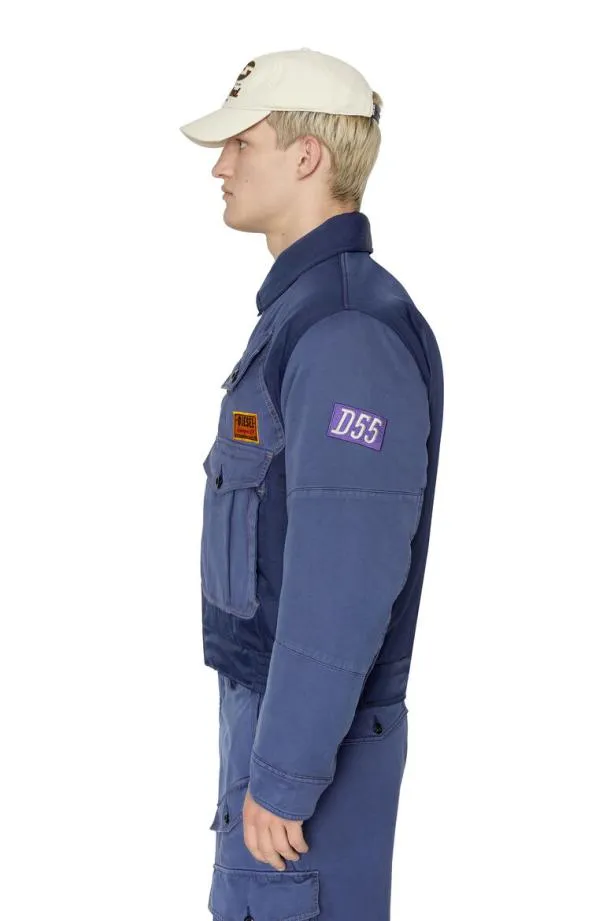 Diesel Wmanfred Blue Men Jackets