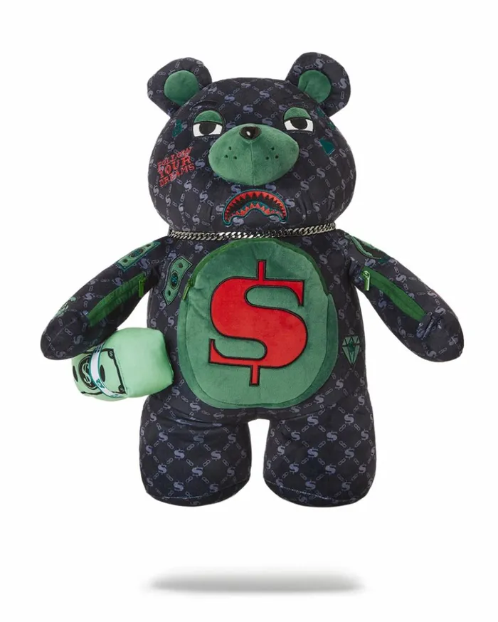 DINERO MONEYBEAR TEDDYBEAR BACKPACK Bags SPRAYGROUND