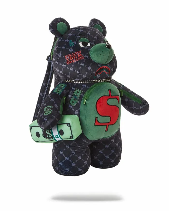 DINERO MONEYBEAR TEDDYBEAR BACKPACK Bags SPRAYGROUND