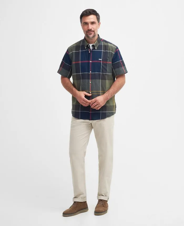 Douglas Regular ShortSleeved Shirt River Birch Men Barbour Shirts