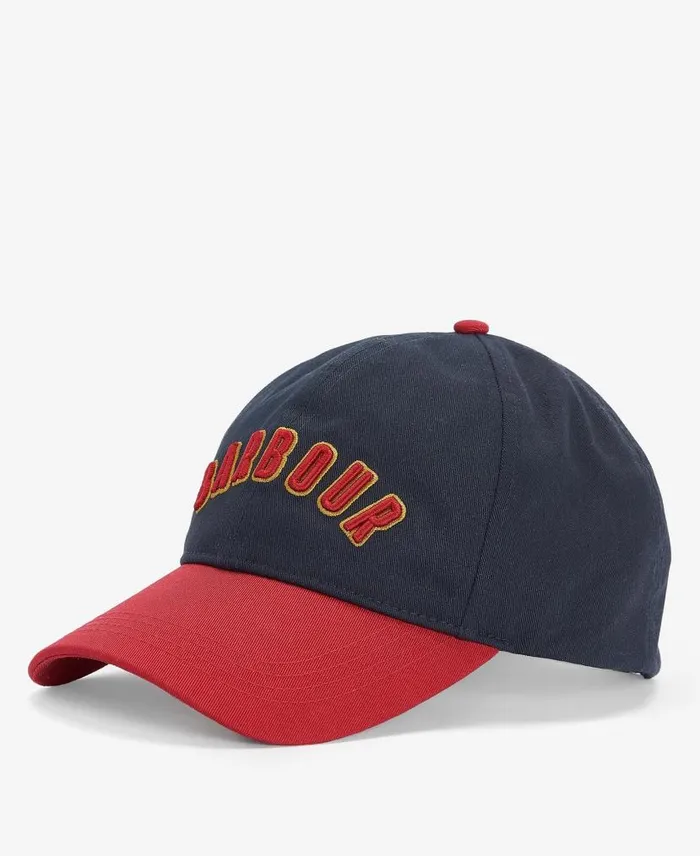 Dragon Logo Cap Crimson Men Barbour Hats
