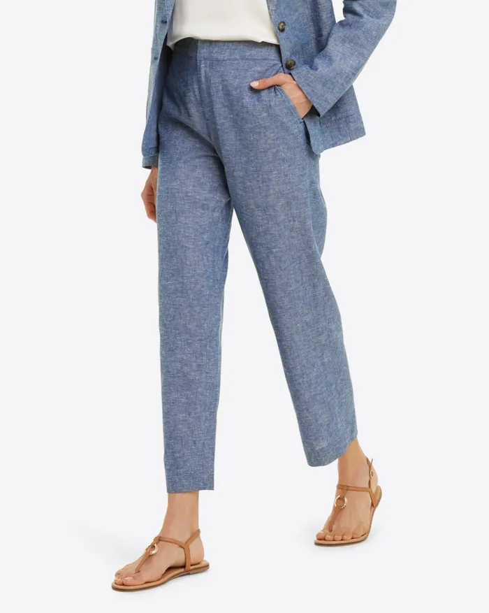 Draper James Chambray Pants Women Bottoms and Skirts