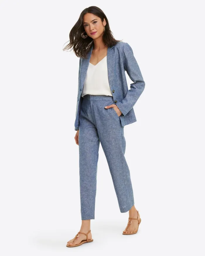 Draper James Chambray Pants Women Bottoms and Skirts
