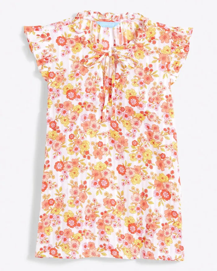 Draper James Connie Top In Field Blossom Women Tops