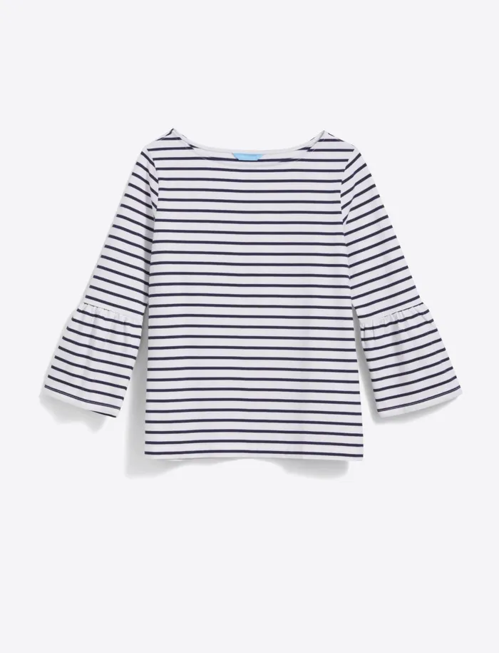Draper James Corey Bell Sleeve Top In Cotton Women Tops