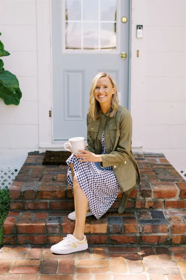 Draper James Field Jacket In Green Twill Women Jackets and Outerwear
