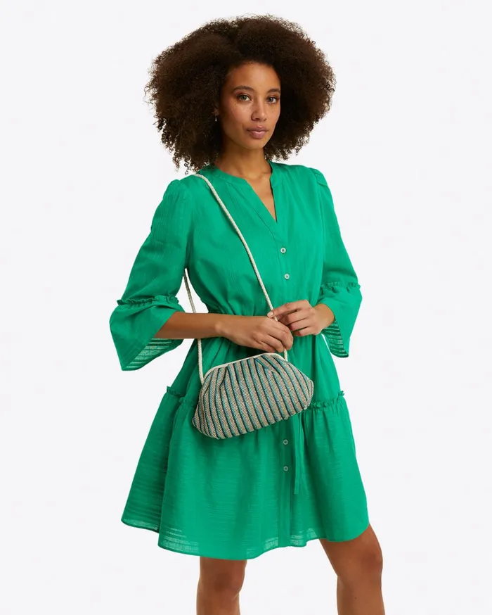 Draper James Frame Textured Clutch Women Handbags
