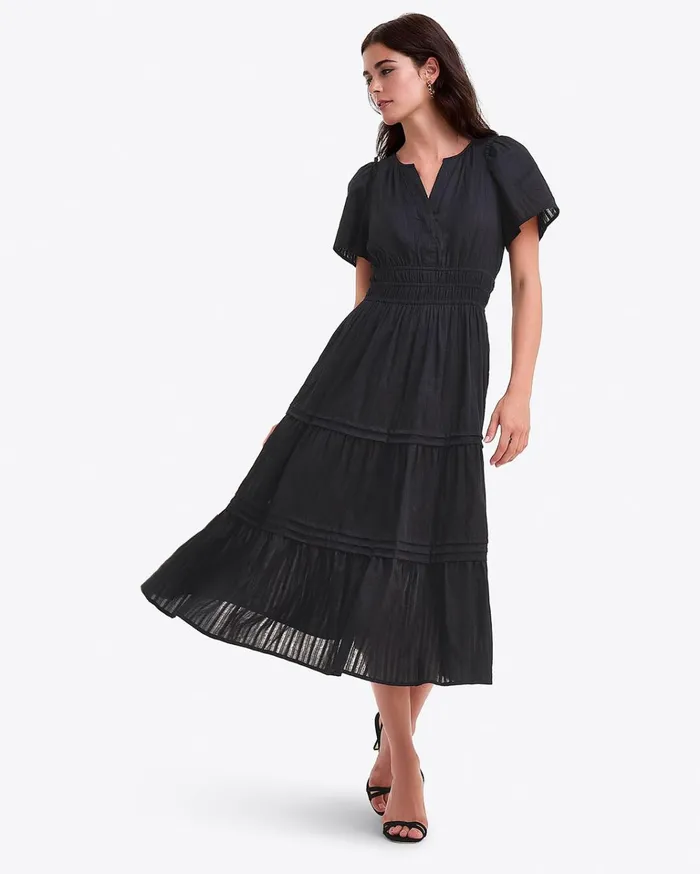 Draper James Hollie Midi Dress Women Dresses