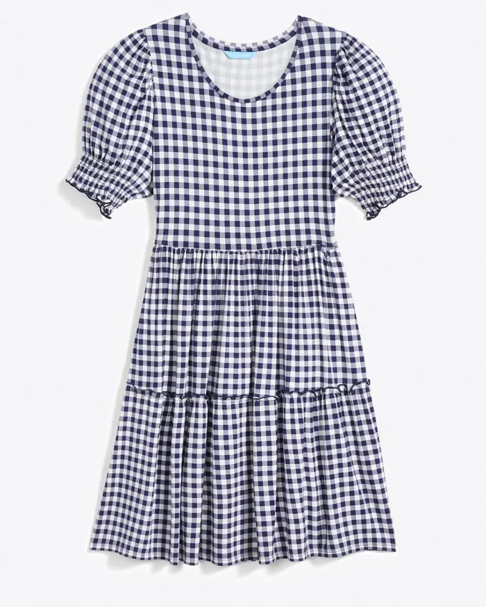 Draper James Lee Ann Dress In Gingham Women Dresses