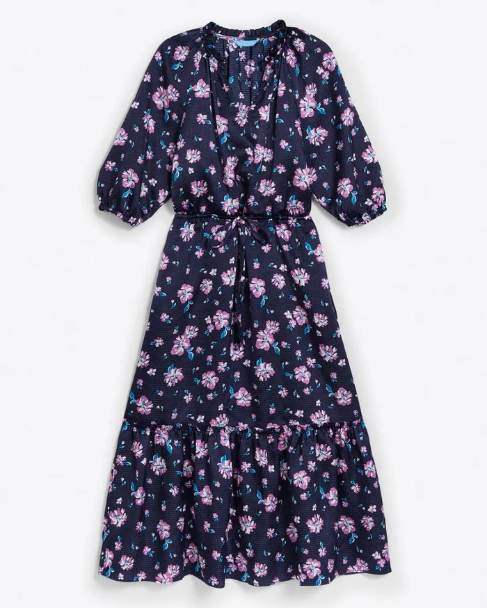 Draper James Martina Midi Dress In Zinnia Women Dresses