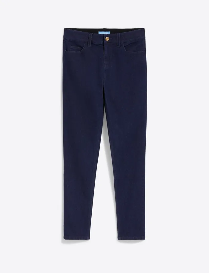 Draper James MidRise Slim Jeans In Dark Wash Women Bottoms and Skirts