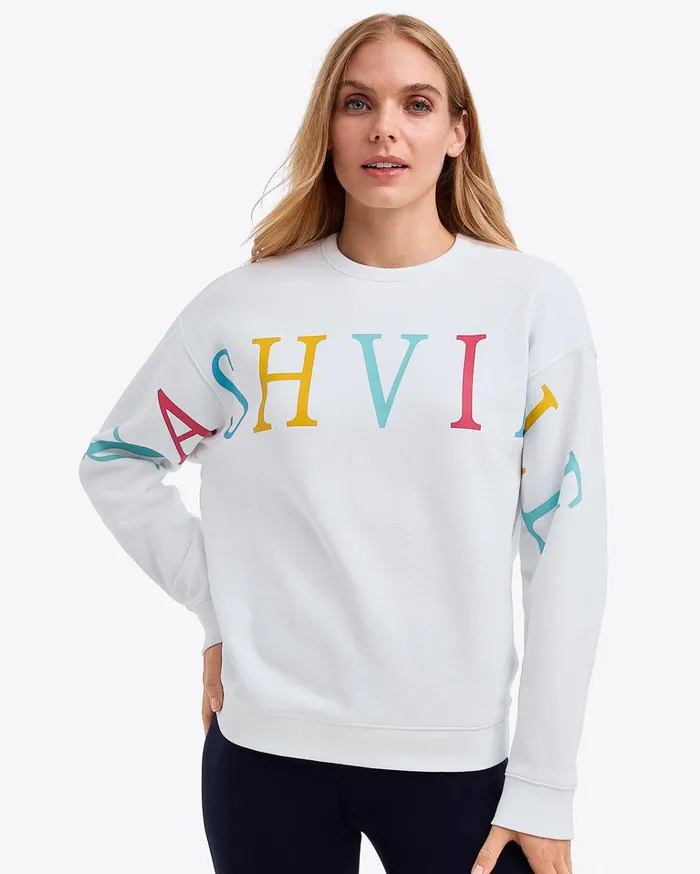 Draper James Nashville Crewneck Sweatshirt Women Tops