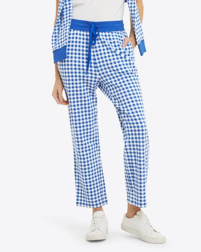 Draper James Natalie Sweatpants In Gingham Women Sport