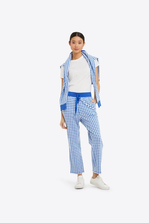 Draper James Natalie Sweatpants In Gingham Women Sport